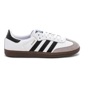 Adidas Black & White Sambas Size 8